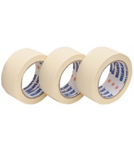 ΧΑΡΤΟΤΑΙΝΙΑ (MASKING TAPE) 80°C ΛΕΥΚΗ 6 ΤΕΜΑΧΙΑ
