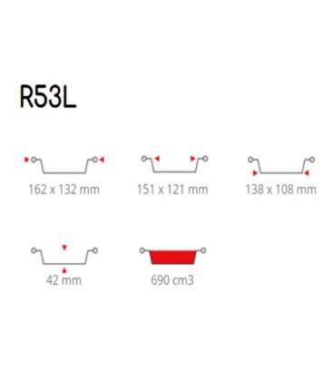 ΣΚΕΥΟΣ ΑΛΟΥΜΙΝΙΟΥ R53L/S14-5/№142 (16,2x13,2x4,2cm) 100 ΤΕΜΑΧΙΑ