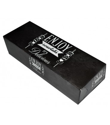 ΚΟΥΤΙ ΨΗΤ/ΛΕΙΟΥ Ζ28 ΓΙΑ ΣΟΥΒΛΑΚΙ ΜΑΥΡΟ 25x9x6,5cm 10 ΚΙΛΑ