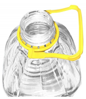 ΦΙΑΛΗ PET 5000ml ΔΙΑΦΑΝΗ ΜΕ ΚΙΤΡΙΝΟ ΧΕΡΟΥΛΙ 32 ΤΕΜΑΧΙΑ