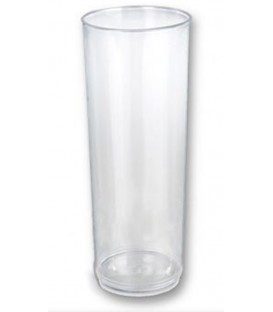 ΠΛΑΣΤΙΚΟ ΠΟΤΗΡΙ ΣΩΛΗΝΑΣ (PS - INJECTION) ΔΙΑΦΑΝΟ 250ml (25CL) 10 ΤΕΜΑΧΙΑ