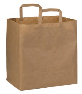 ΧΑΡΤΙΝΕΣ ΤΣΑΝΤΕΣ KRAFT ΜΕ ΕΣΩ ΠΛΑΚΕ ΧΕΡΟΥΛΙ