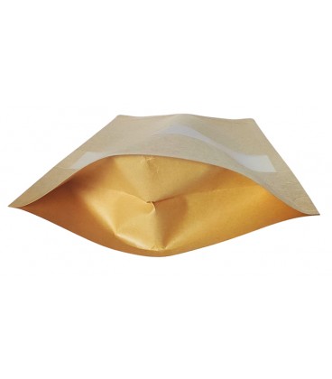 ΣΑΚΟΥΛΑΚΙΑ DOYPACK KRAFT ΜΕ ΜΙΚΡΟ ΠΑΡΑΘΥΡΟ