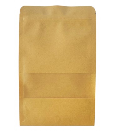 ΣΑΚΟΥΛΑΚΙΑ DOYPACK KRAFT ΜΕ ΜΙΚΡΟ ΠΑΡΑΘΥΡΟ