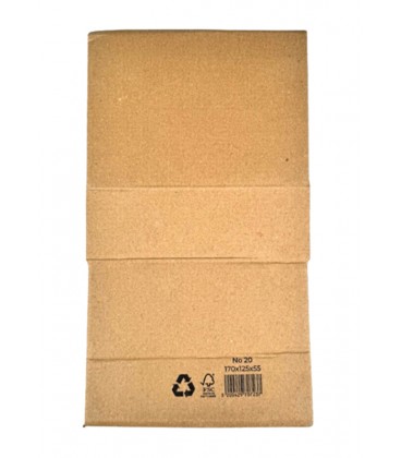 ΧΑΡΤΟΚΙΒΩΤΙΟ E-SHOP 17x12,5x5,5 cm ΚΡΑΦΤ 50 ΤΕΜΑΧΙΑ