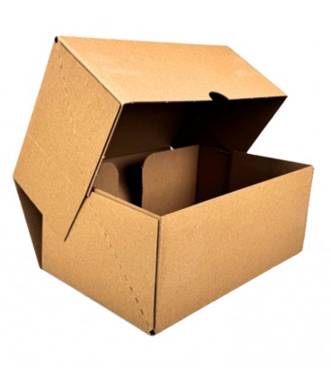 ΧΑΡΤΟΚΙΒΩΤΙΟ E-SHOP 25x16x10 cm ΚΡΑΦΤ 50 ΤΕΜΑΧΙΑ