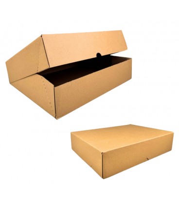 ΧΑΡΤΟΚΙΒΩΤΙΟ E-SHOP 38x29x8,5 cm ΚΡΑΦΤ 50 ΤΕΜΑΧΙΑ