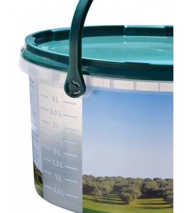 ΚΑΔΟΣ ΤΡΟΦΙΜΩΝ ΓΙΑ ΕΛΙΕΣ 5,1lt - 3Kg ΜΕ ΧΕΡΟΥΛΙ