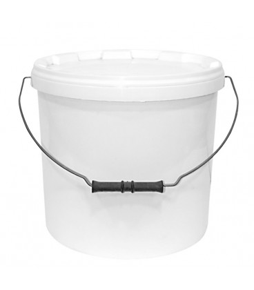 ΚΑΔΟΣ ΤΡΟΦΙΜΩΝ ΛΕΥΚΟΣ 18 lt ΜΕ ΧΕΡΟΥΛΙ ΜΕΤΑΛΛΙΚΟ