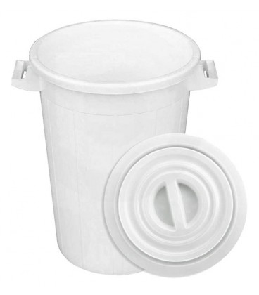 ΚΑΔΟΣ ΤΡΟΦΙΜΩΝ ΛΕΥΚΟΣ 50 lt ΙΤΑΛΙΑΣ ΜΕ ΧΕΡΟΥΛΙΑ ΕΝΣΩΜΑΤΩΜΕΝΑ ΣΤΟΝ ΚΑΔΟ