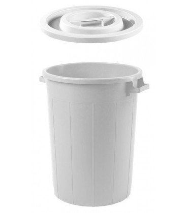 ΚΑΔΟΣ ΤΡΟΦΙΜΩΝ ΛΕΥΚΟΣ 100 lt ΙΤΑΛΙΑΣ ΜΕ ΧΕΡΟΥΛΙΑ ΕΝΣΩΜΑΤΩΜΕΝΑ ΣΤΟΝ ΚΑΔΟ