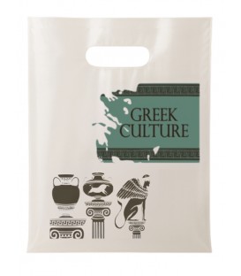 ΤΟΥΡΙΣΤΙΚΗ ΣΑΚΟΥΛΑ ΧΑΡΤΟΠΛΑΣΤ ΧΟΥΦΤΑ ΑΡΧΑΙΑ-GREECE - 10 ΚΙΛΑ