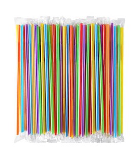 ΚΑΛΑΜΑΚΙΑ ΕΠΑΝΑΧΡΗΣΙΜΟΠΙΟΥΜΕΝΑ / REUSABLE JUMBO ΠΟΛΥΧΡΩΜΑ ΣΕ ΣΕΛΟΦΑΝ 1/1 - 1000 ΤΕΜΑΧΙΑ