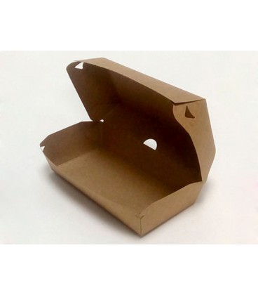 ΚΟΥΤΙ KRAFT EASY OPEN BURGER ΜΕΡΙΔΑΣ 20x10x8,5cm 200 ΤΕΜΑΧΙΑ